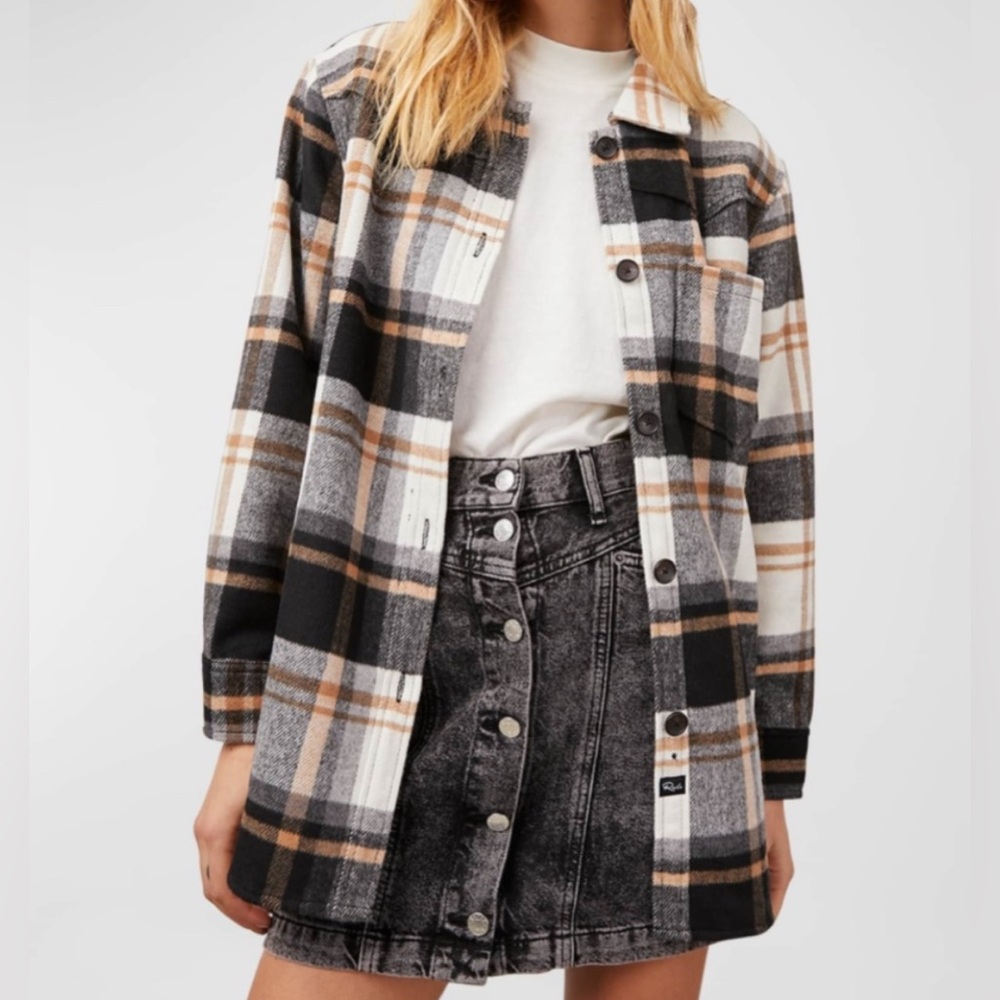 Rails | Tripp Plaid Flannel Shirt Jacket | Brand New